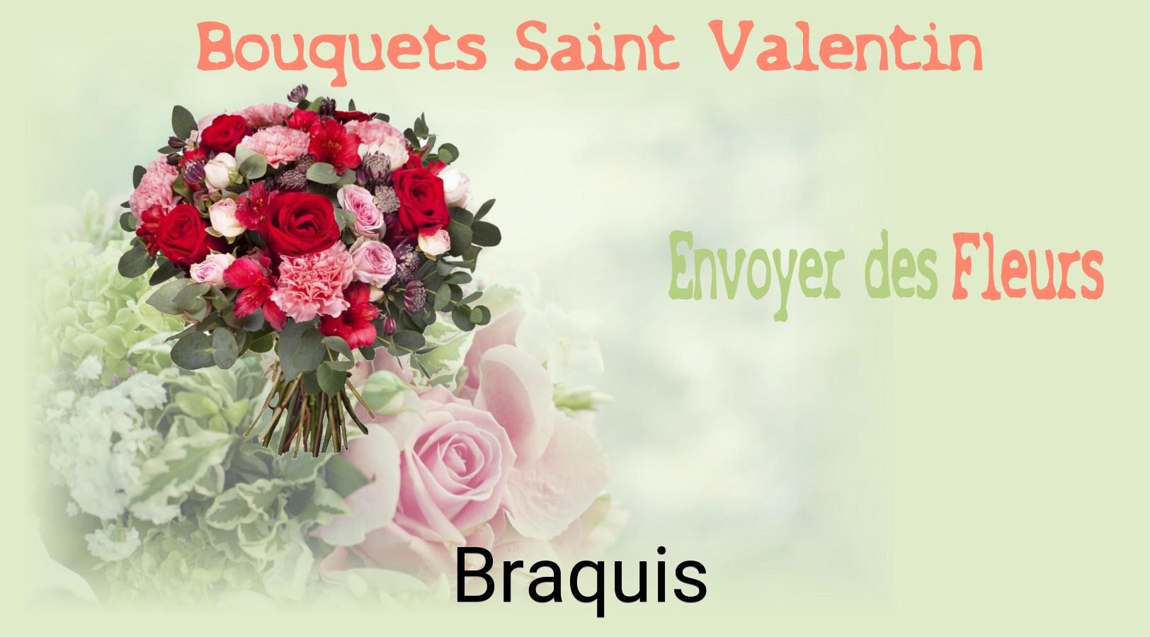 Roses de Saint-Valentin livrées à Braquis